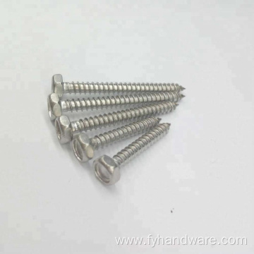 stainless steel hexagon head self-tapping wood screw